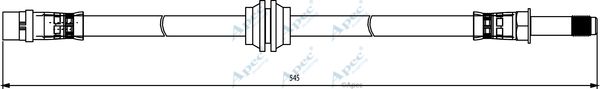 APEC BRAKING Тормозной шланг HOS3845